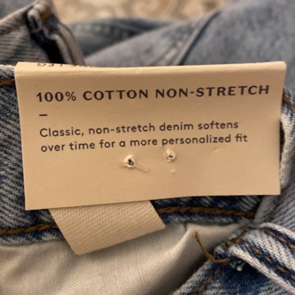 Target Mid-Rise Super Wide Leg Jeans Universal Thread Light Wash Cotton 14 New - Picture 4 of 8